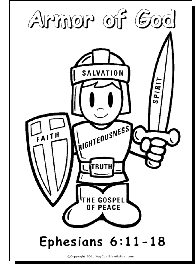 Lds Armor Of God Coloring Coloring Pages